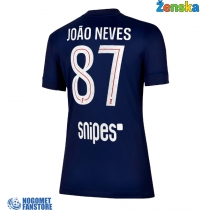 Paris Saint-Germain Joao Neves #87 Domaci Dres za Ženska 2025-26 Kratak Rukav
